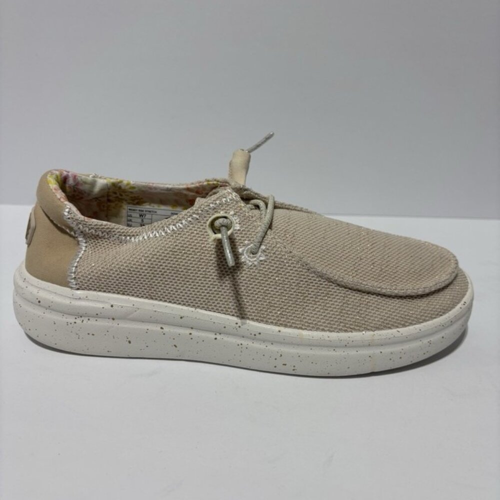 Hey Dude Women’s Wendy Rise Stretch Dove Slip-On Shoes, Size 7 M